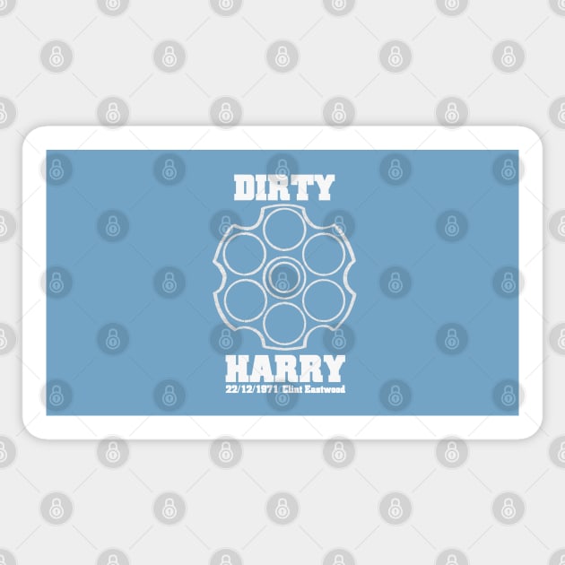 Dirty Harry Sticker by BokeeLee